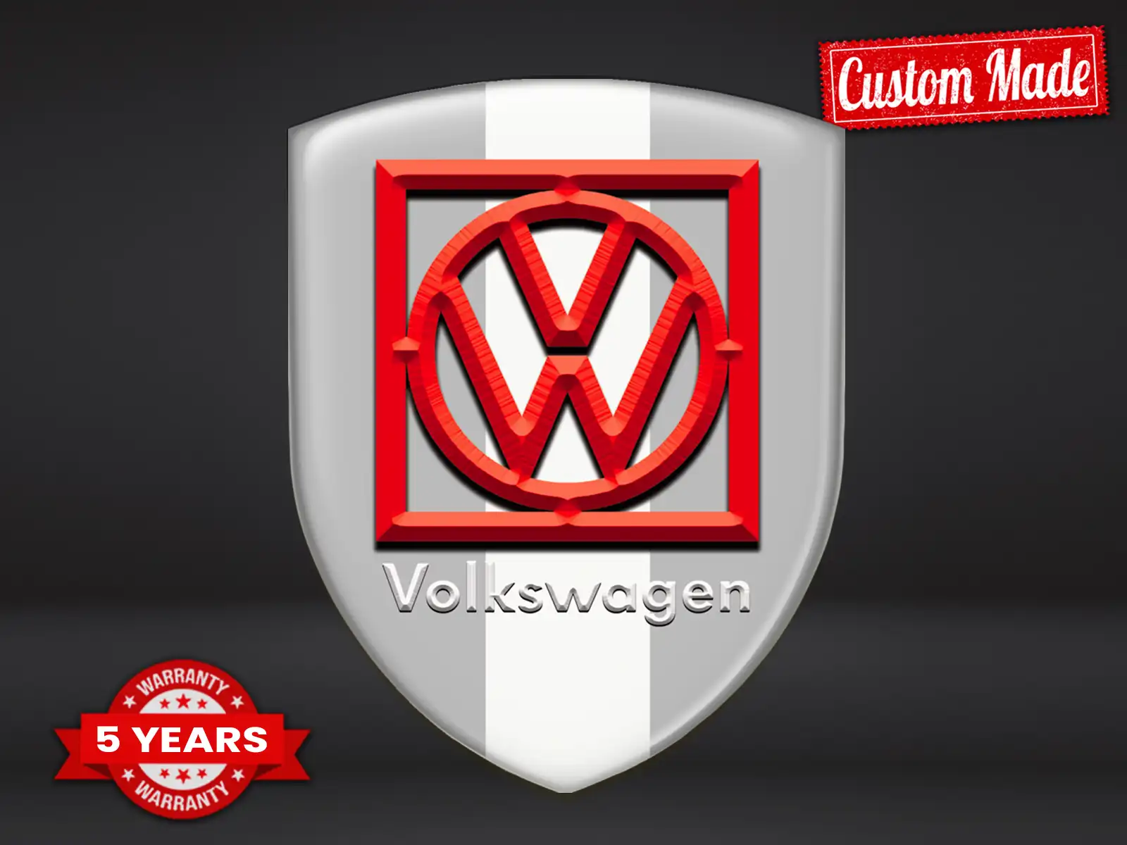 VW Doming Abzeichen Hochwertig Professionell Anpassbar
